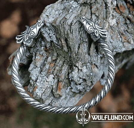 FIANNA, CERF CELTIQUE, BRACELET EN ARGENT