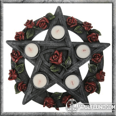 PENTAGRAM ROSE TEALIGHT HOLDER