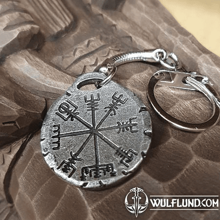 VEGVISÍR, KEY CHAIN, ZINC