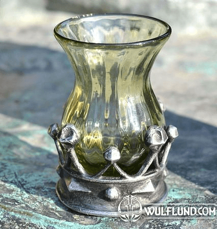 CAROLINA, HISTORICAL GLASS GOBLET, DECORATIVE REPLICA