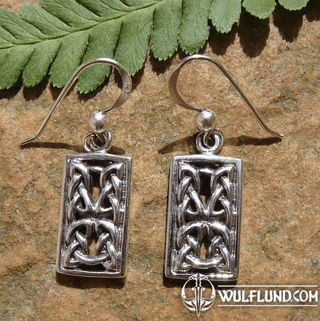 RECTANGULUM, SILVER EARRINGS, AG 925