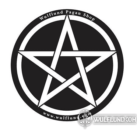 PENTAGRAM, AUTOCOLLANT DE VOITURE