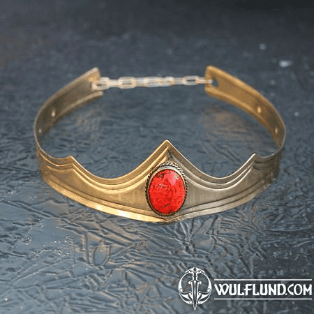 GRACIA MEDIEVAL CROWN - TIARA WITH GLASS