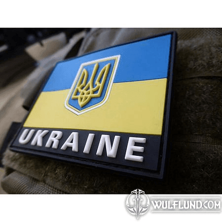 JTG - UKRAINE FLAG PATCH, FULLCOLOR 3D RUBBER PATCH