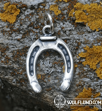 HORSESHOE, SILVER PENDANT