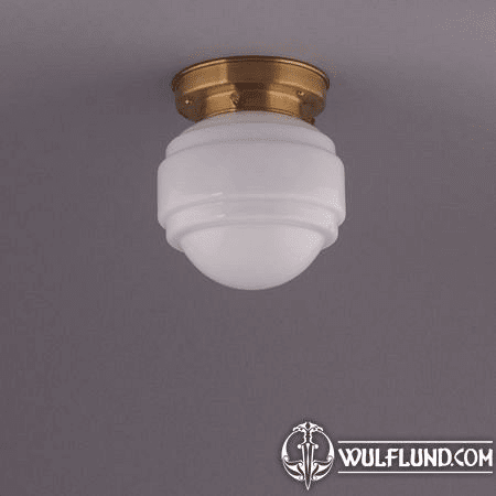 POLKADOT CEILING LAMP, BRASS STRAIGHT FIXTURE