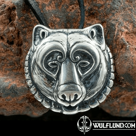 PENDENTIF OURS, ARGENT