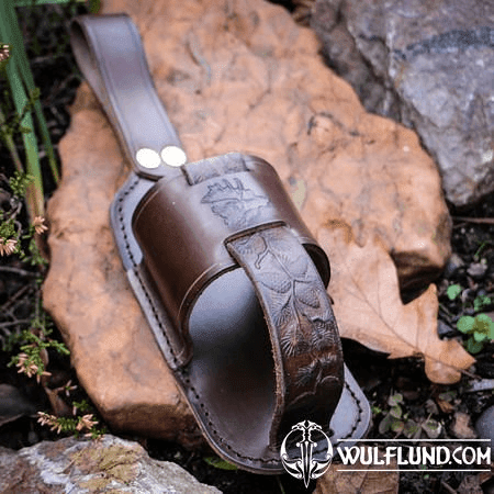 MOOSE LEATHER BEER HOLSTER - GIFT FOR HUNTERS