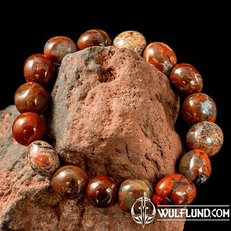 JASPER, BRECCIA, BRACELET