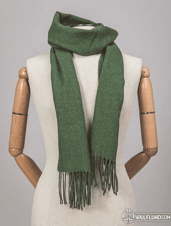 LEAF GREEN, LAMBSWOOL SCARF IRELAND