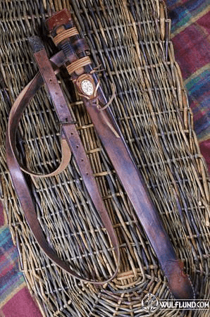 LEATHER SCABBARD WITH SAAMI JEWEL