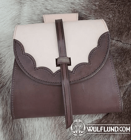 TWO BROWNS, LEATHER BELT BAG