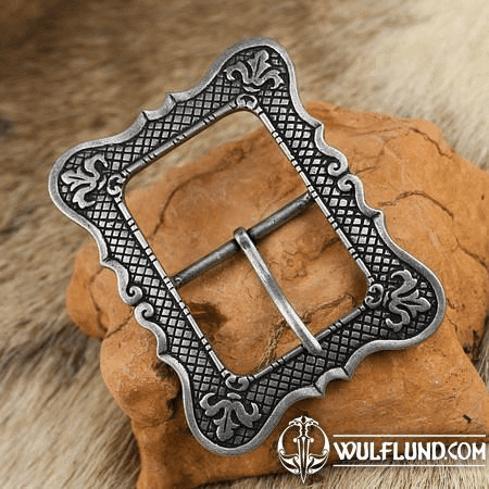 FLEUR - RENAISSANCE BELT BUCKLE ZINC