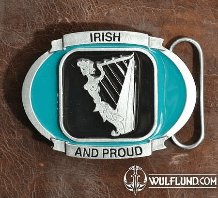 IRISH AND PROUD, BELT BUCKLE