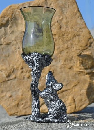 SCHNAPPS GLASS WITH MOUSE