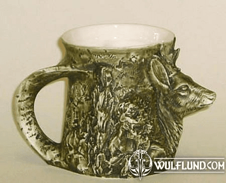 ROE DEER, CERAMIC MUG, CUP