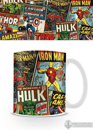 MARVEL COMICS MUG COVERS