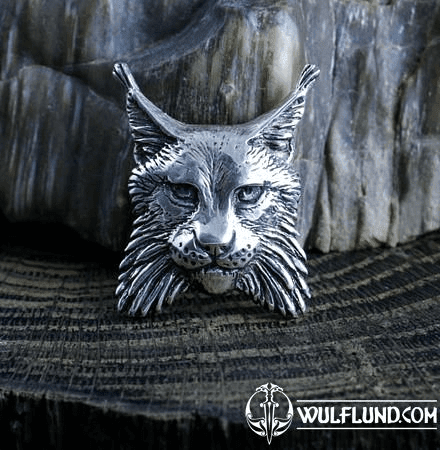 LYNX, PENDANT, STERLING SILVER