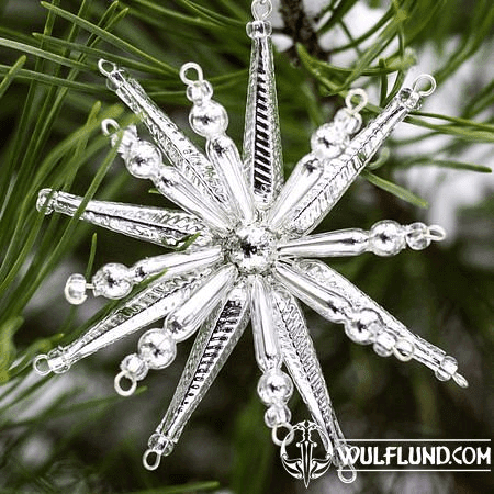 ICE STAR OF BOHEMIAN MOUNTAINS, YULE DECORATION