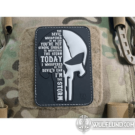 JTG I´AM THE STORM PUNISHER, SWAT, JTG 3D RUBBER PATCH