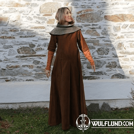 WOMEN'S MEDIEVAL CLOTHING - MIDDLE CLASS BOURGEOIS WOMAN, 2ND HALF OF THE 14TH CENTURY