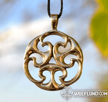 AMULETTE DE LA VIE, PENDENTIF CELTIQUE, RÉPLIQUE, LE PREMIER SIÈCLE EN BRONZE