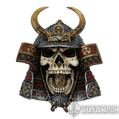 KABUTO ARMOURED SAMURAI WARRIOR SKULL 26.6CM