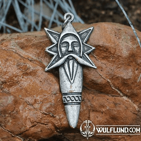 PERUN SLAVIC GOD, PENDANT, ZINC