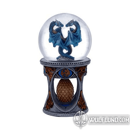 ANNE STOKE DRAGON HEART SNOW GLOBE SHAKER