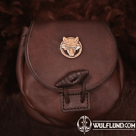 LOUP, SAC MÉDIÉVAL EN CUIR