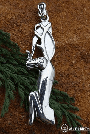 STAG, SILVER PENDANT