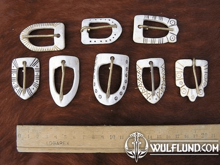 VIKING BONE BELT BUCKLE