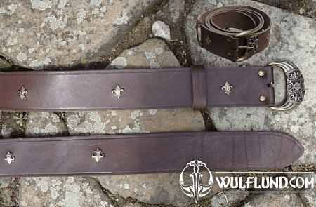 GOTHIC BELT, FLEUR DE LIS