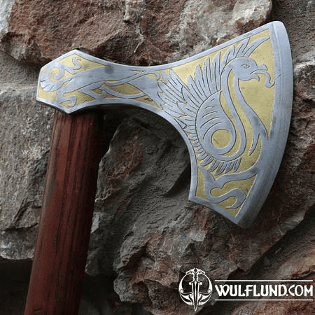 GOLDEN GRIFFIN - ETCHED AXE