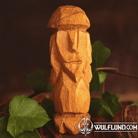 WOODEN SVETOVID IDOL, PENDANT