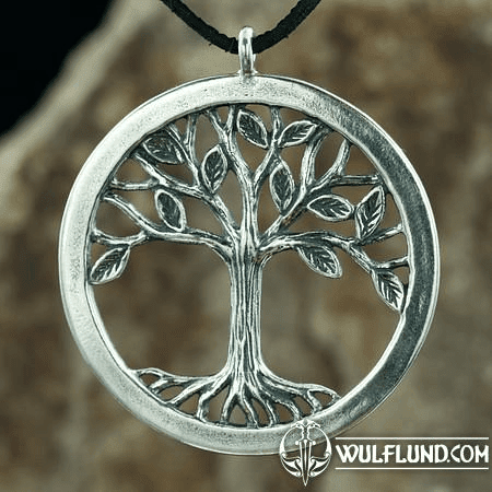 TREE OF LIFE PENDANT - LARGE, STERLING SILVER