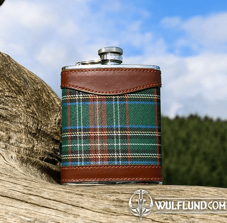 HIP FLASK, SCOTTISH TARTAN