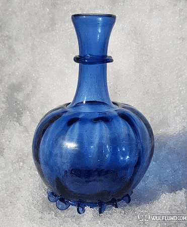 OSTIA BLUE CARAFE - HISTORICAL GLASS