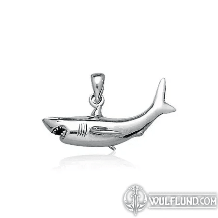 TRIBAL SHARK, SILVER PENDANT AG 925