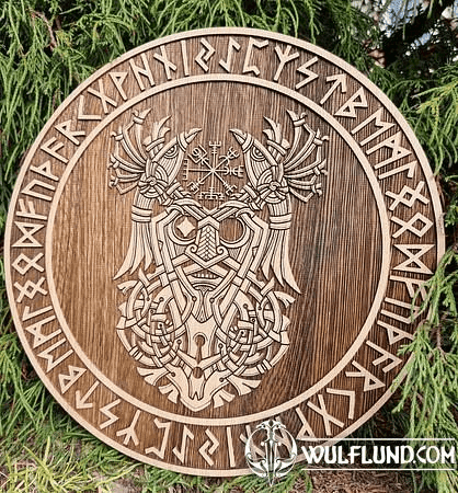 ODIN WALL DECORATION 45CM OAK