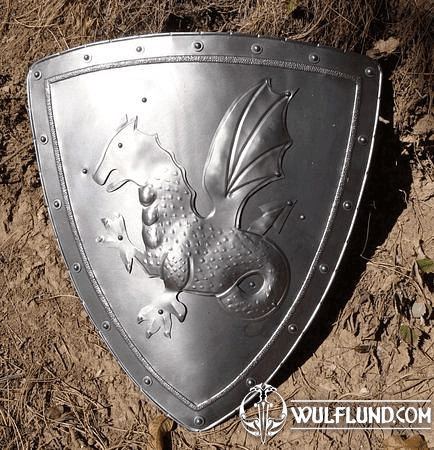 DRAGON, DECORATIVE SHIELD