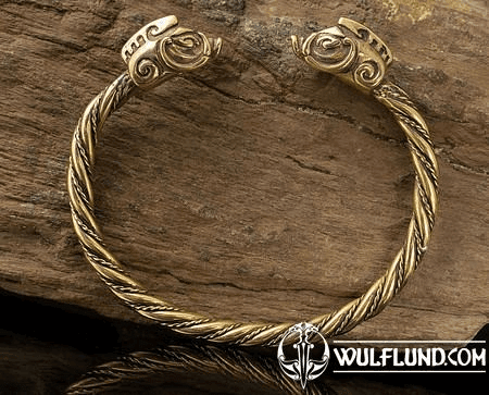 COLLACH, CELTIC BOAR, BRACELET, BRASS