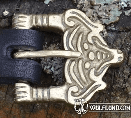 VIKING BUCKLE, STYLE BORRE, PEWTER