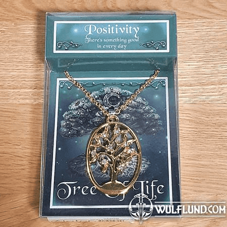 POSITIVITY- TREE OF LIFE PENDANT WITH A CHAIN