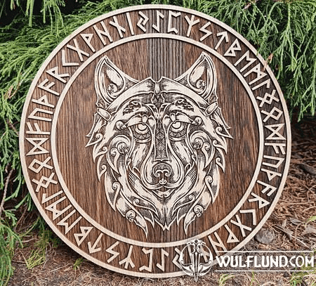 FENRIR WALL DECORATION 45CM OAK