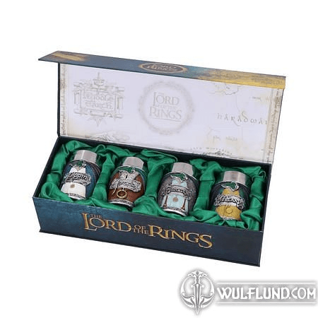 LORD OF THE RINGS HOBBIT SHOT GLASS SET