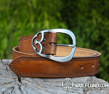 DANTE, MEN'S BELT - OLIVE BROWN