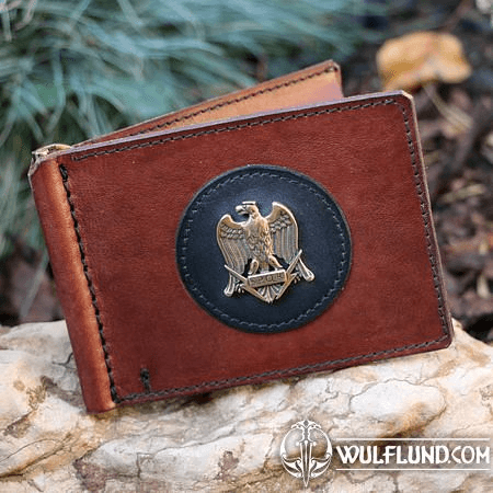 AQUILA - S.P.Q.R. ROMAN EAGLE, LEATHER WALLET