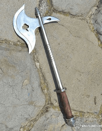 SINGLE HANDED MEDIEVAL WAR AXE, REPLICA, CENTRAL EUROPE