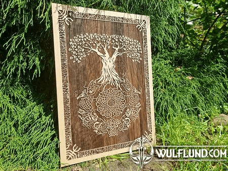 YGGDRASIL WALL DECORATION 45CM OAK